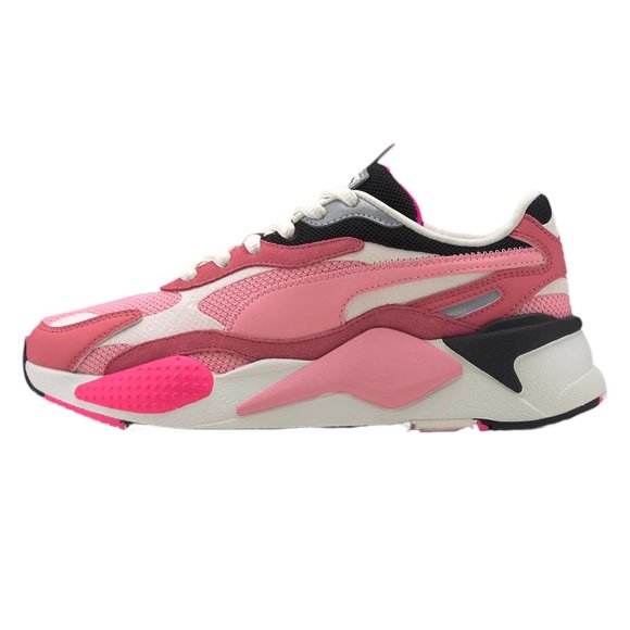 Women's PUMA Puzzle RS-X3 'Rapture Rose' Running Shoes - Picture 2 of 5